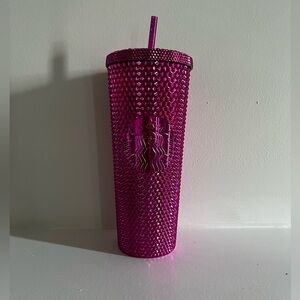 NWT Starbucks Metallic Pink 24oz